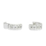 BRINCO PRATA ARGOLA 4 ZIRCONIA